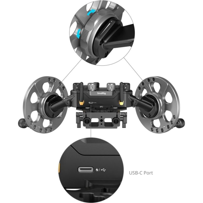SmallRig 4525 Gimbal Control Wheels For DJI Ronin RS Series