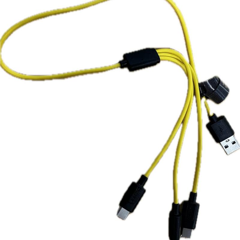 Deity TC1 timecode USB A To Multi 3x USB C charging cable