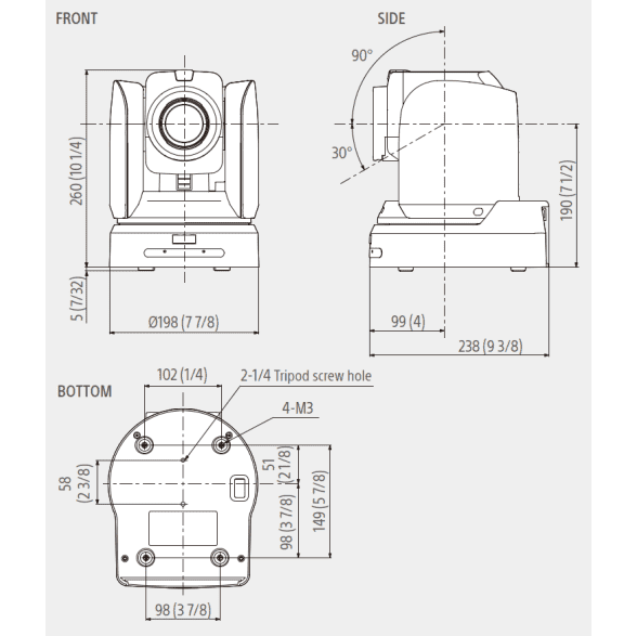 Sony BRC-H800 PTZ camera