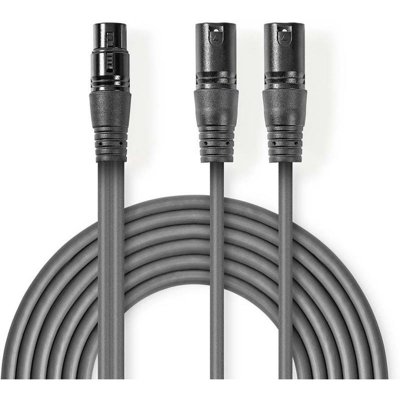 OS XLR Splitter 1 x Female > 2x Male XLR