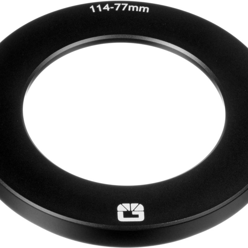 CV Step down ring voor mattebox 114 naar 77 mm