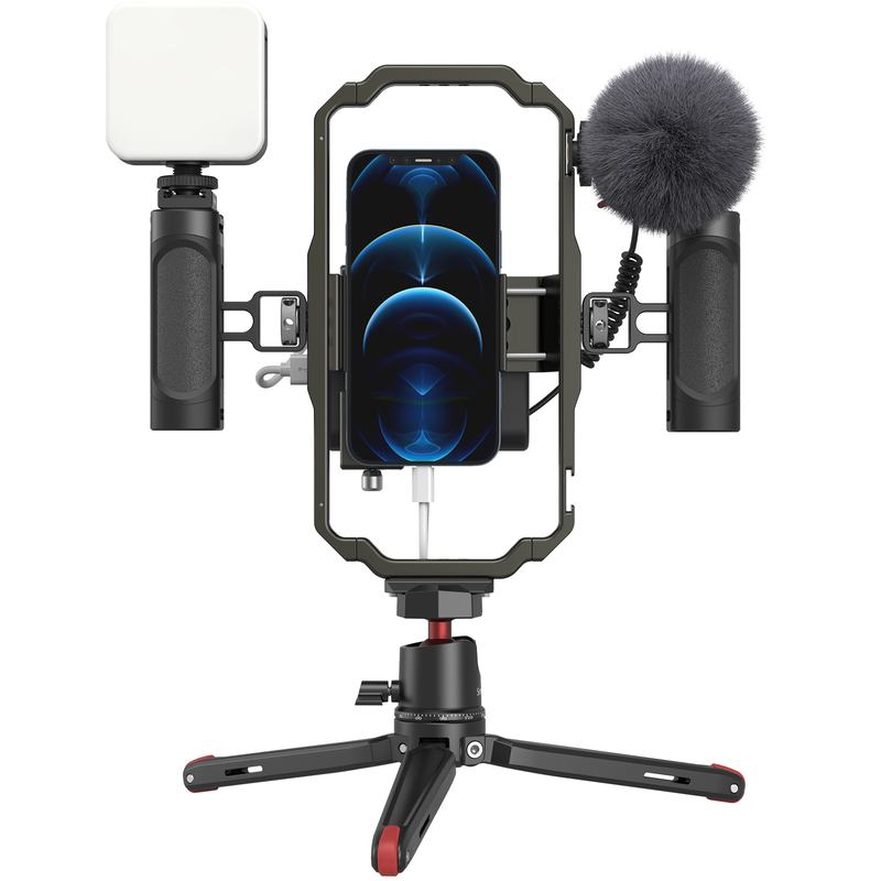 SmallRig 3384 Phone Rig (Cage+stand+light+mic)